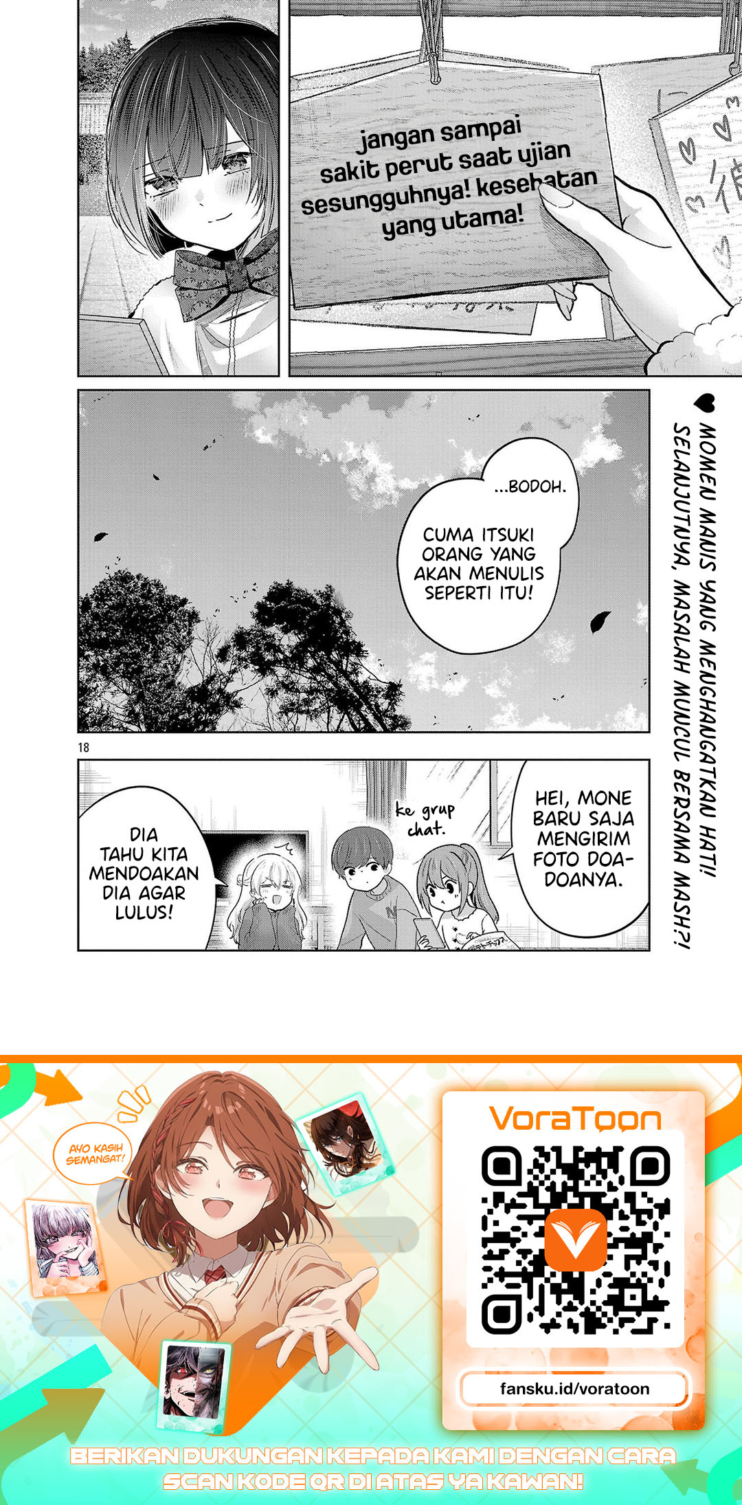 Baca Kimi ni Koisuru Sanshimai Chapter 59 Bahasa Indonesia page 38