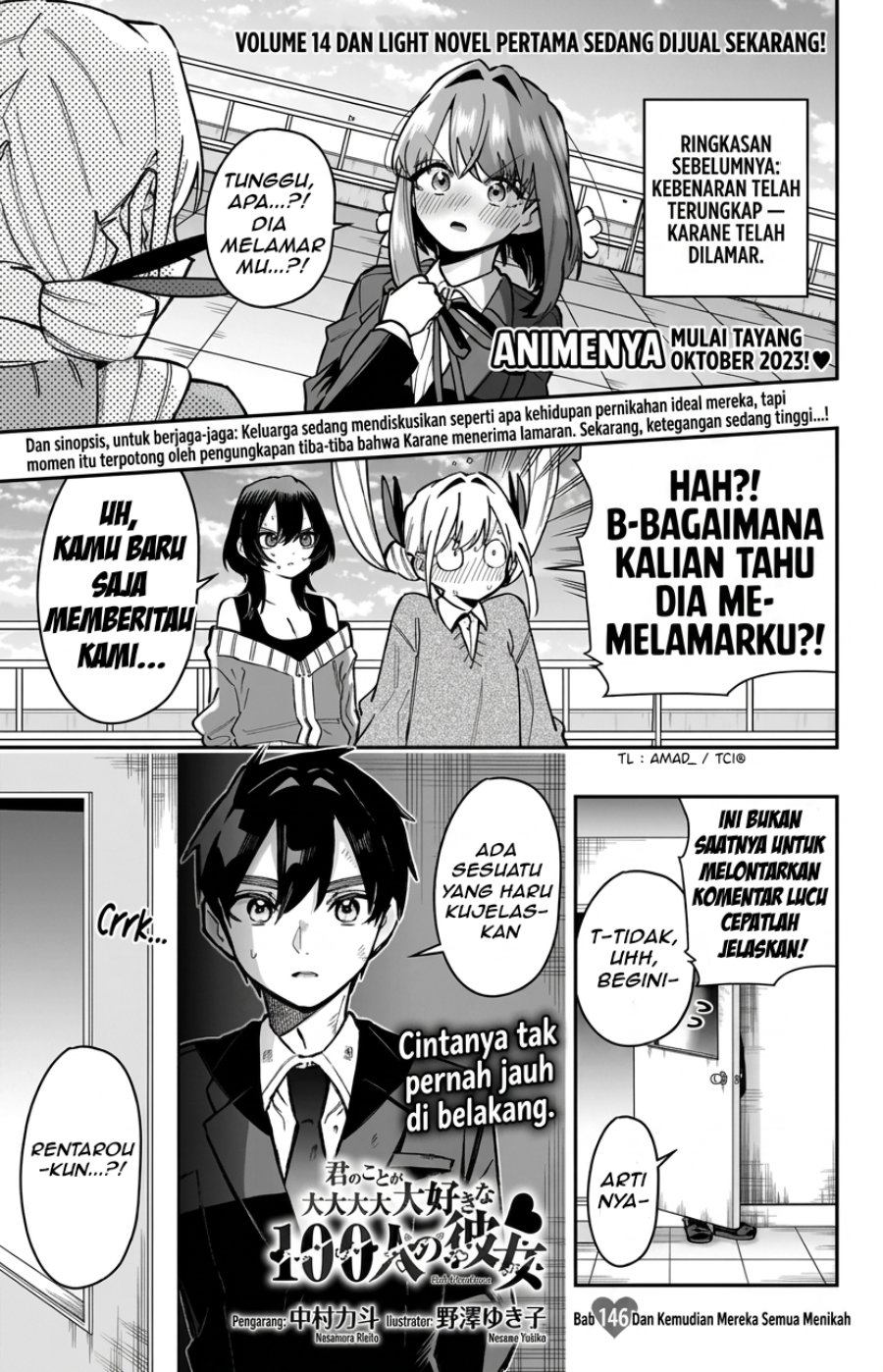 Kimi no koto ga Dai Dai Dai Dai Daisuki na 100-nin no Kanojo Chapter 146 - Page 3