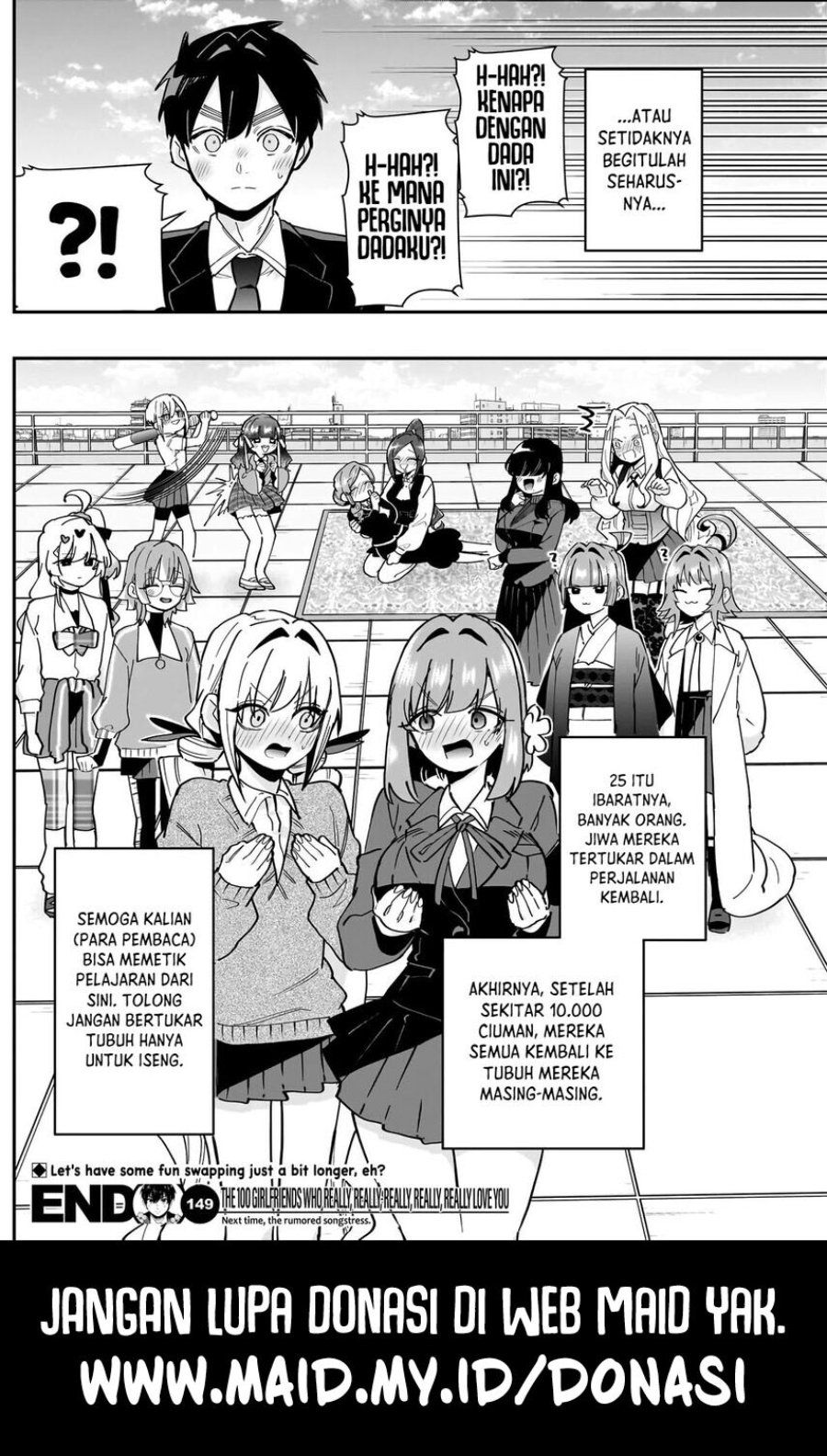 Kimi no koto ga Dai Dai Dai Dai Daisuki na 100-nin no Kanojo Chapter 149 - Page 21