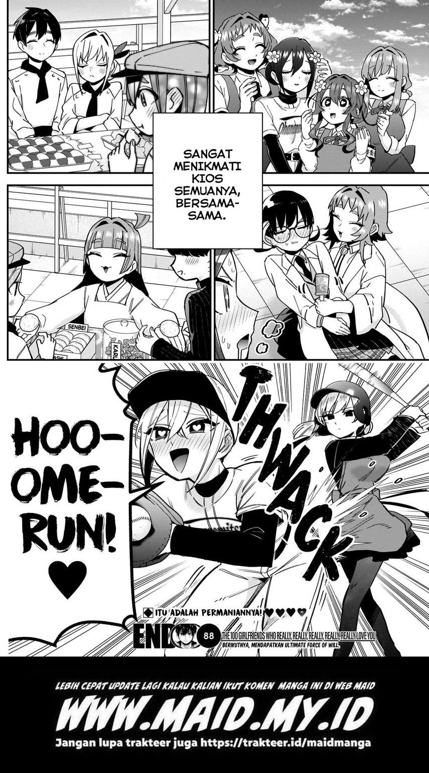 Kimi no koto ga Dai Dai Dai Dai Daisuki na 100-nin no Kanojo Chapter 88 - Page 22