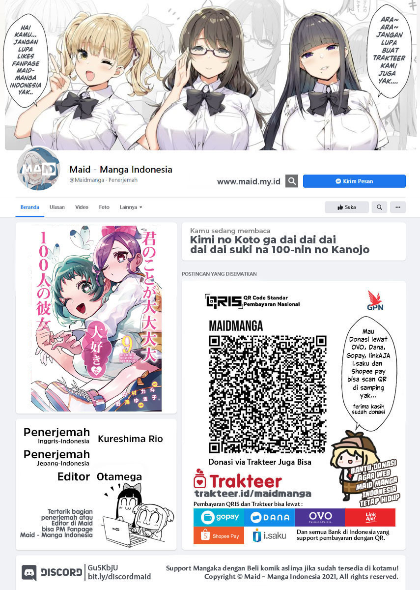 Kimi no koto ga Dai Dai Dai Dai Daisuki na 100-nin no Kanojo Chapter 96 - Page 2