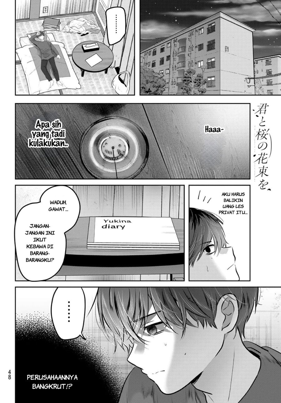 Baca Kimi to Sakura no Hanataba wo - Denshi Gentei Egaki Oroshi Tokuten-tsuki - Chapter 1 halaman 45