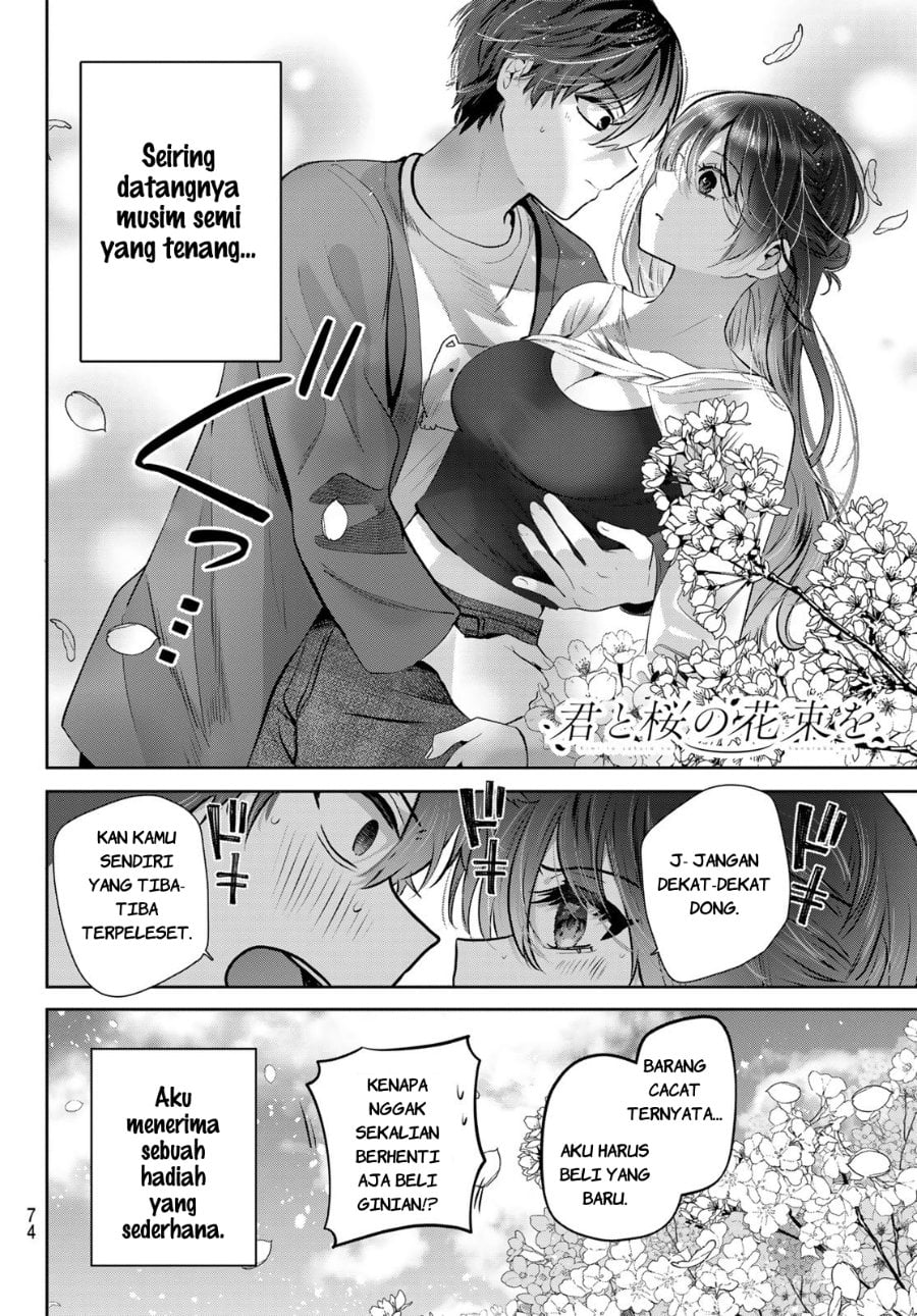 Baca Kimi to Sakura no Hanataba wo - Denshi Gentei Egaki Oroshi Tokuten-tsuki - Chapter 1 halaman 69