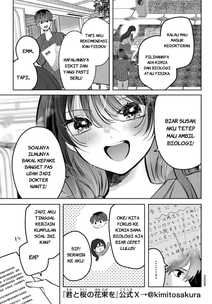 Baca Kimi to Sakura no Hanataba wo - Denshi Gentei Egaki Oroshi Tokuten-tsuki - Chapter 2 halaman 8
