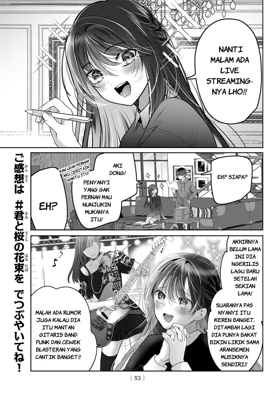 Baca Kimi to Sakura no Hanataba wo - Denshi Gentei Egaki Oroshi Tokuten-tsuki - Chapter 3 halaman 14