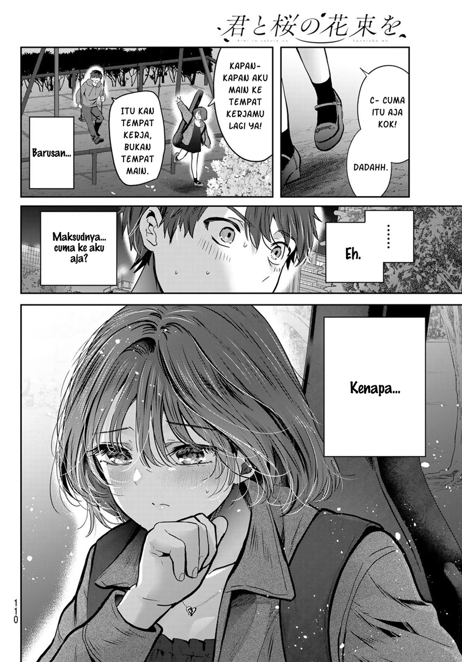 Baca Kimi to Sakura no Hanataba wo - Denshi Gentei Egaki Oroshi Tokuten-tsuki - Chapter 4 halaman 10