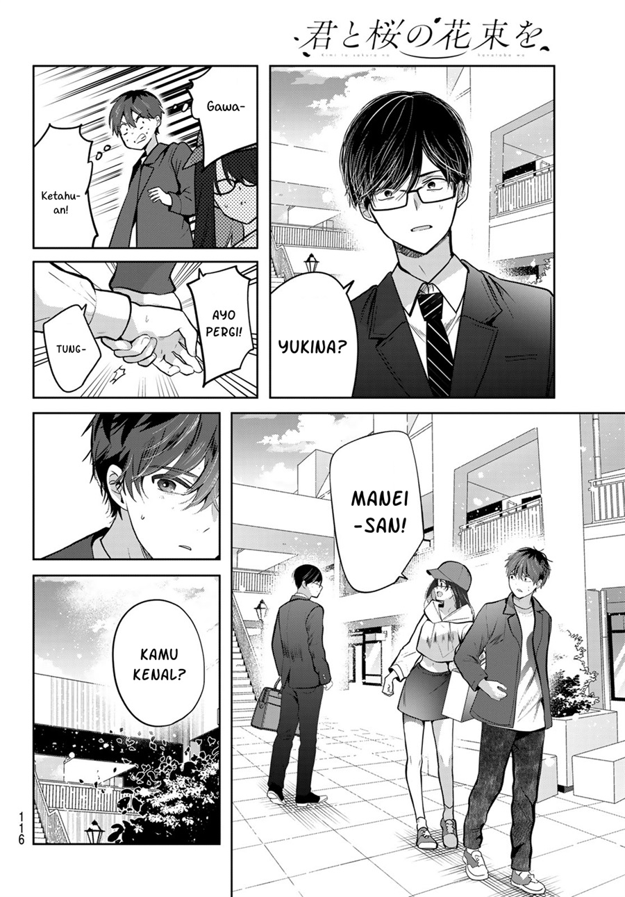 Baca Kimi to Sakura no Hanataba wo - Denshi Gentei Egaki Oroshi Tokuten-tsuki - Chapter 4 halaman 16