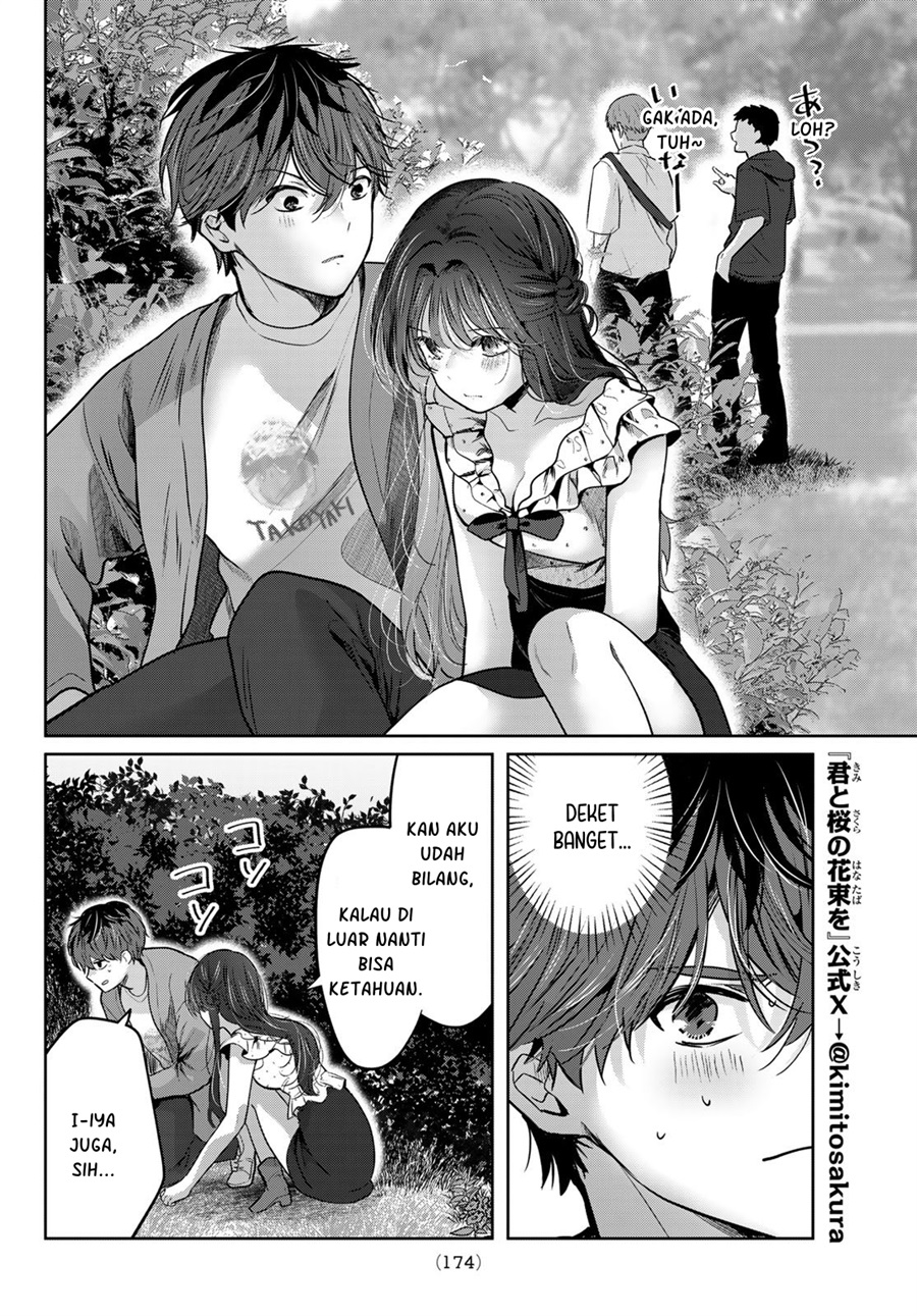 Baca Kimi to Sakura no Hanataba wo – Denshi Gentei Egaki Oroshi Tokuten-tsuki Chapter 7 Bahasa Indonesia page 26