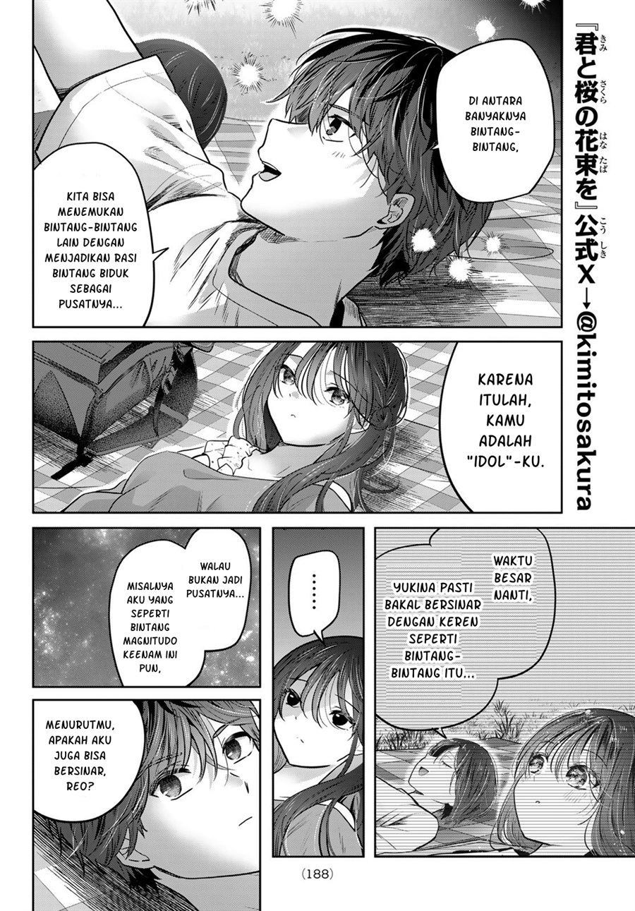 Baca Kimi to Sakura no Hanataba wo – Denshi Gentei Egaki Oroshi Tokuten-tsuki Chapter 7 Bahasa Indonesia page 54