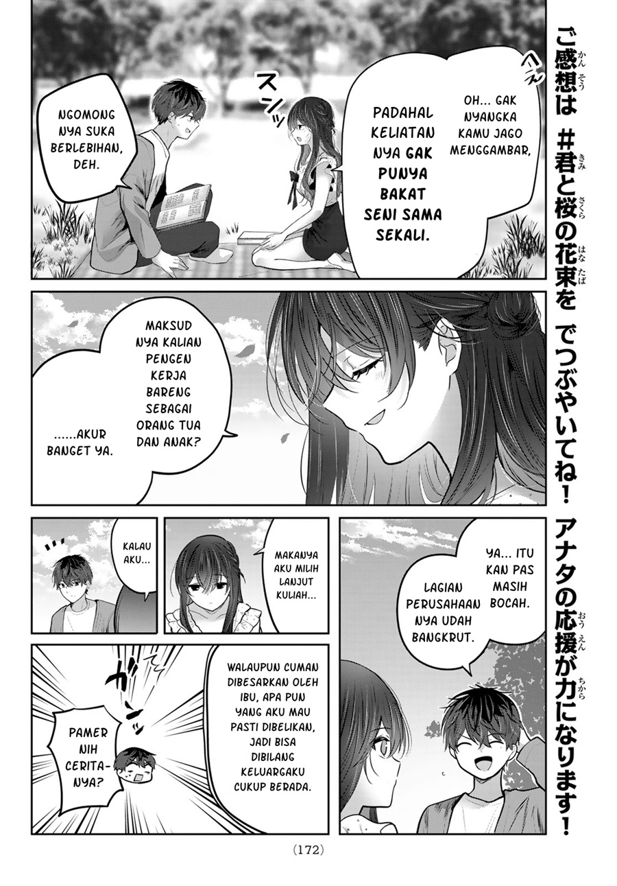 Baca Kimi to Sakura no Hanataba wo – Denshi Gentei Egaki Oroshi Tokuten-tsuki Chapter 7 Bahasa Indonesia page 22