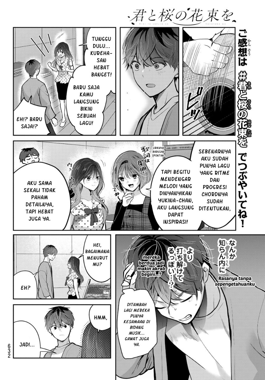 Baca Kimi to Sakura no Hanataba wo – Denshi Gentei Egaki Oroshi Tokuten-tsuki Chapter 8 Bahasa Indonesia page 38