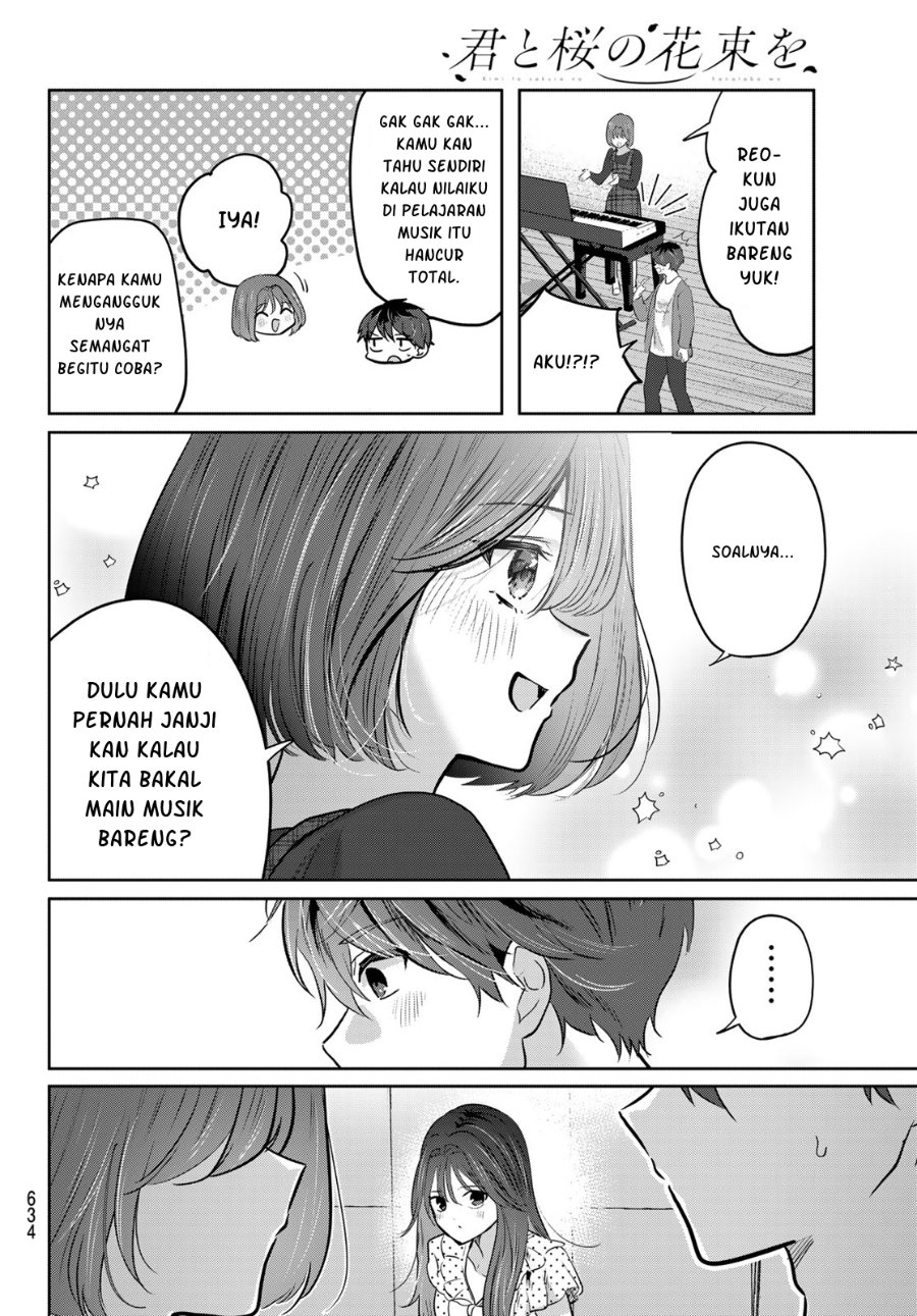 Baca Kimi to Sakura no Hanataba wo – Denshi Gentei Egaki Oroshi Tokuten-tsuki Chapter 8 Bahasa Indonesia page 42