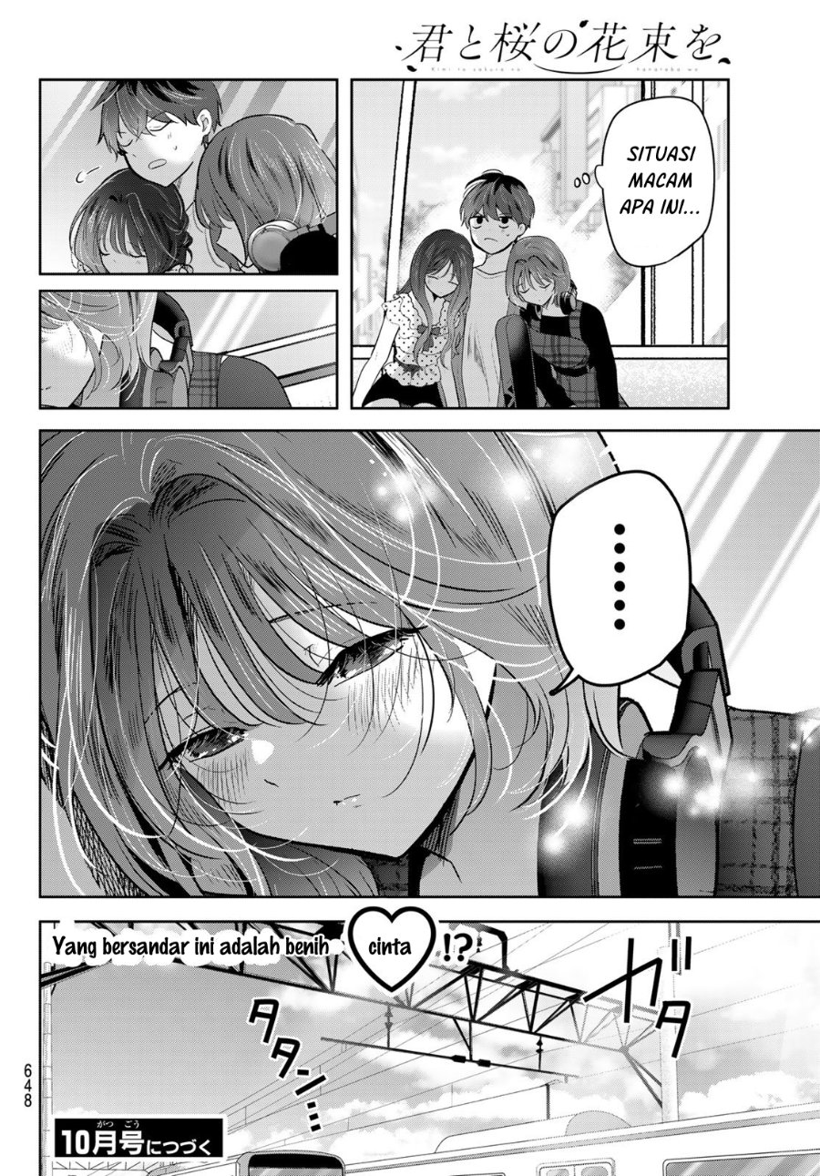 Baca Kimi to Sakura no Hanataba wo – Denshi Gentei Egaki Oroshi Tokuten-tsuki Chapter 8 Bahasa Indonesia page 68