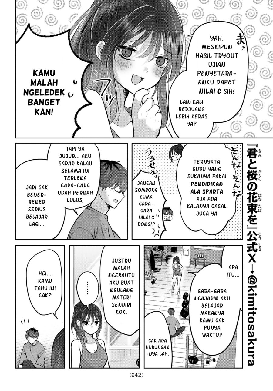Baca Kimi to Sakura no Hanataba wo – Denshi Gentei Egaki Oroshi Tokuten-tsuki Chapter 9 Bahasa Indonesia page 30