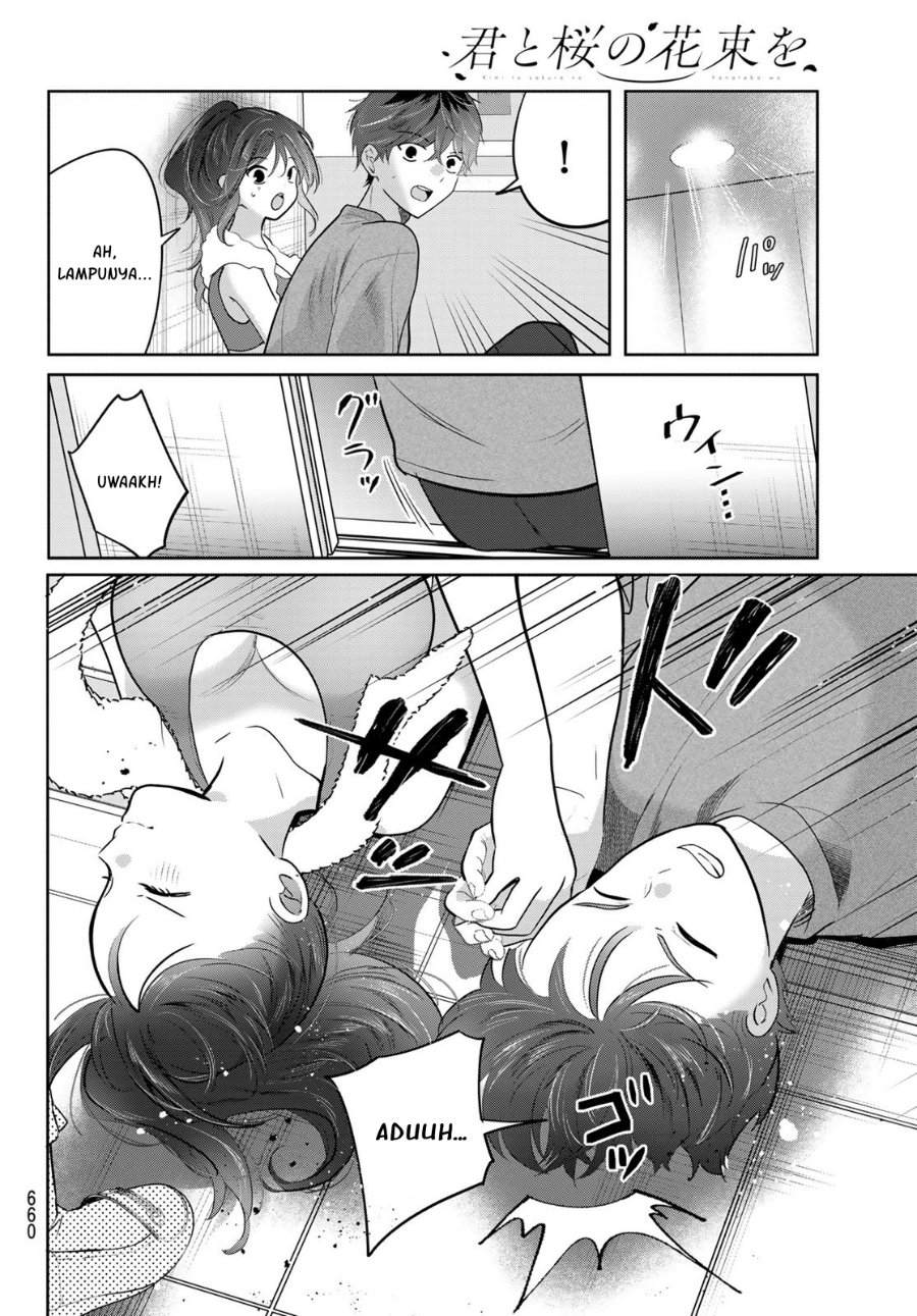 Baca Kimi to Sakura no Hanataba wo – Denshi Gentei Egaki Oroshi Tokuten-tsuki Chapter 9 Bahasa Indonesia page 64