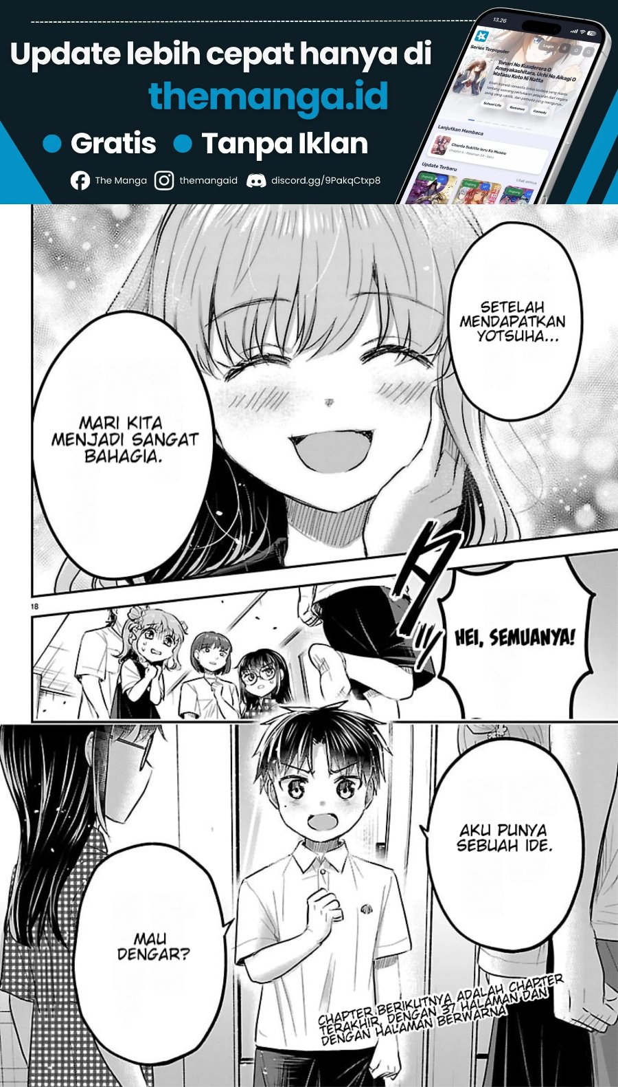 Kimi wa Yotsuba no Clover Chapter 105 - Page 19
