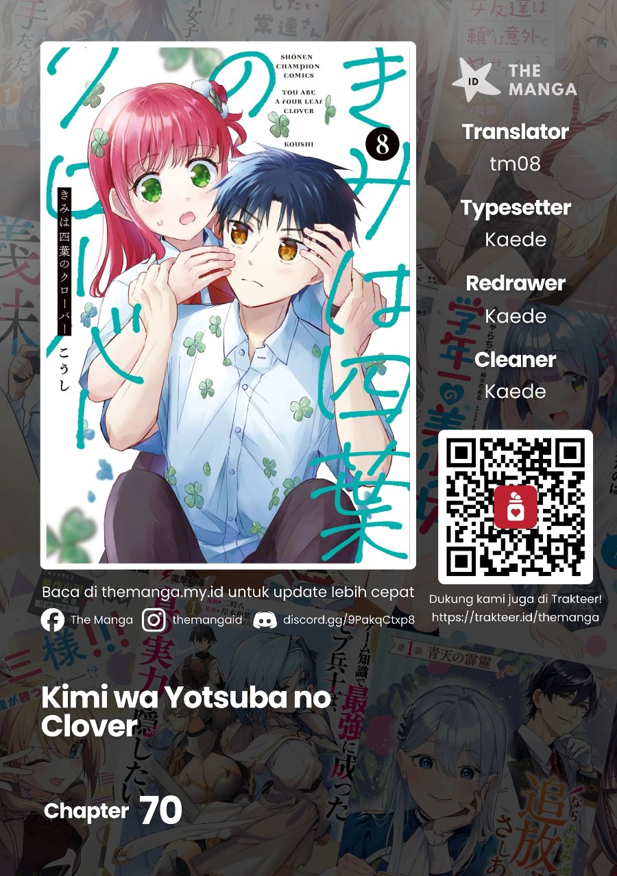 Baca Kimi wa Yotsuba no Clover - Chapter 70 halaman 1