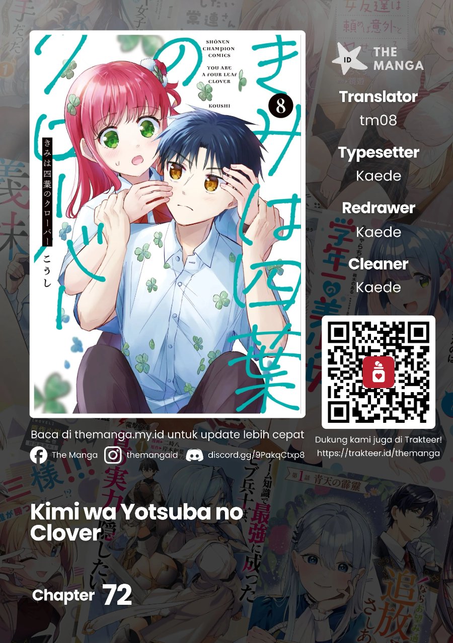 Baca Kimi wa Yotsuba no Clover - Chapter 72 halaman 1