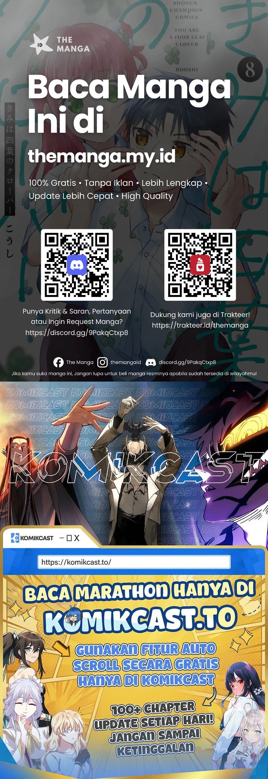 Baca Kimi wa Yotsuba no Clover - Chapter 72 halaman 20