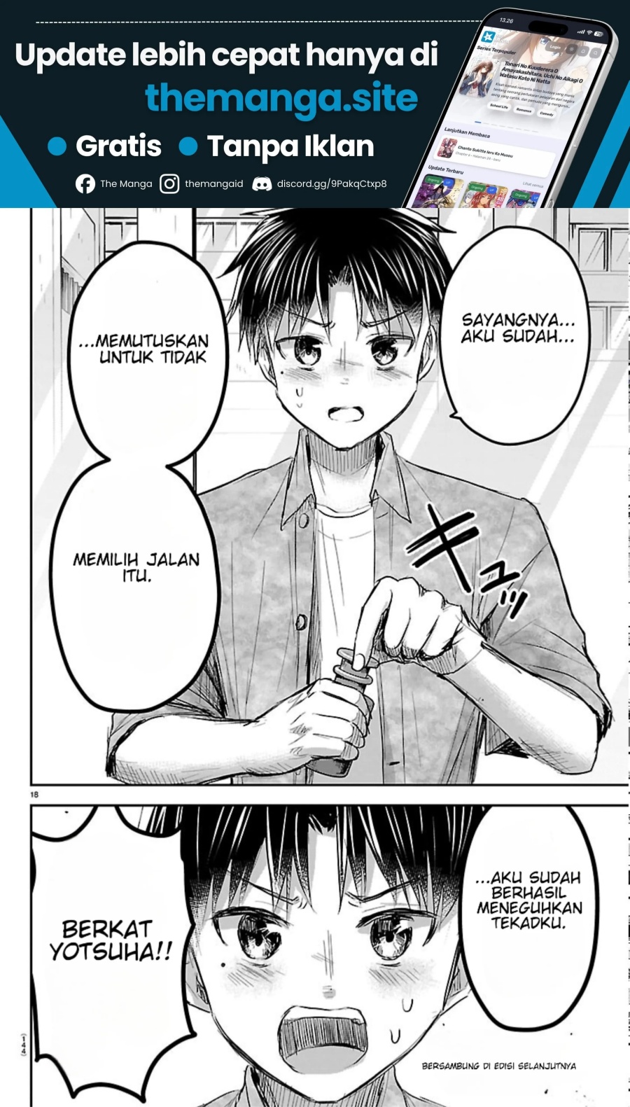 Baca Kimi wa Yotsuba no Clover - Chapter 93 halaman 19