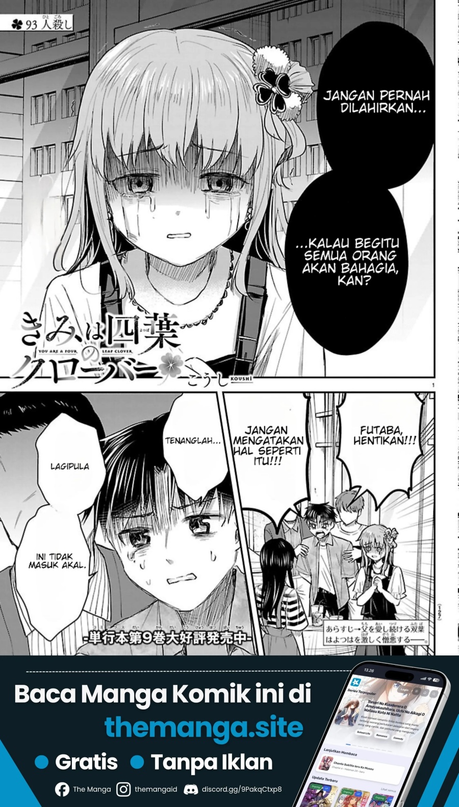 Baca Kimi wa Yotsuba no Clover - Chapter 93 halaman 2