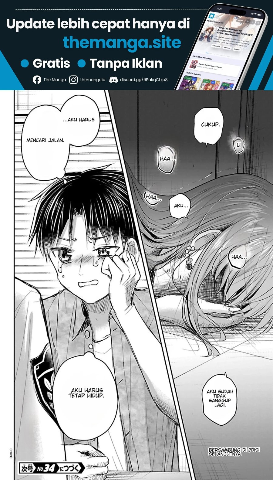 Baca Kimi wa Yotsuba no Clover - Chapter 95 halaman 19