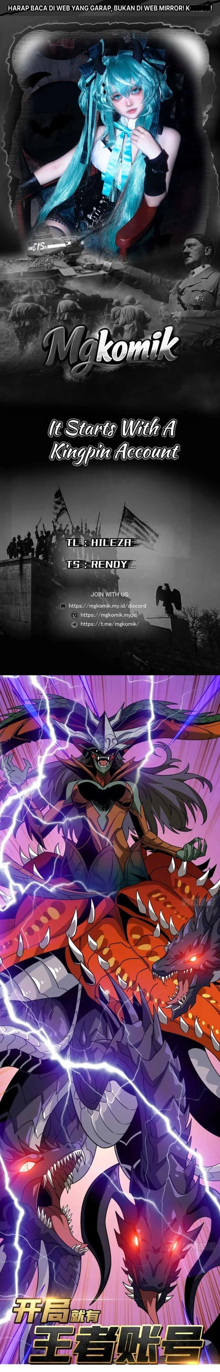 King Account At The Start Chapter 299 - Page 1