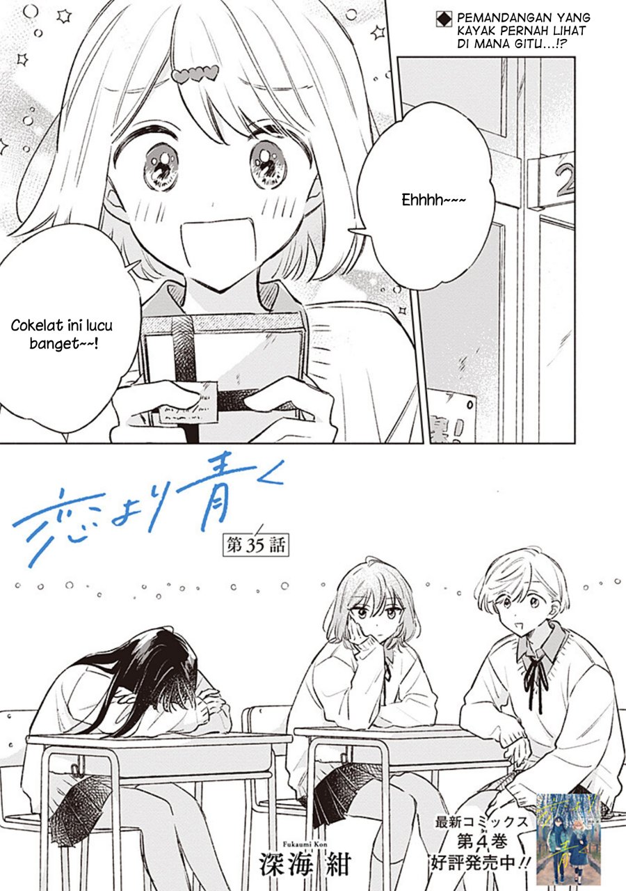 Koi yori Aoku Chapter 35 - Page 1