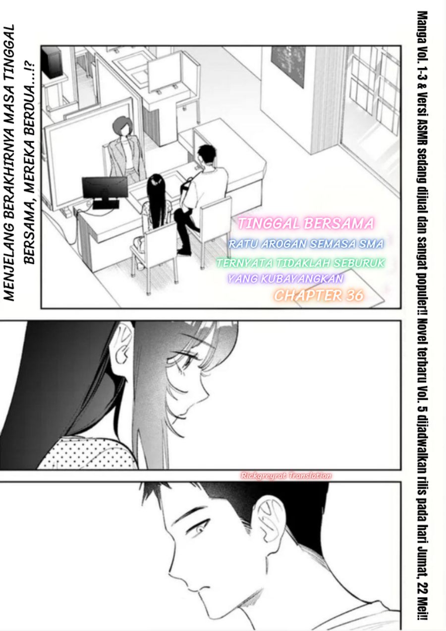 Baca Koko Jidai ni Gomandatta Jou sama to no Dousei Seikatsu wa Igaito Igokochi ga Warukunai - Chapter 36 halaman 2