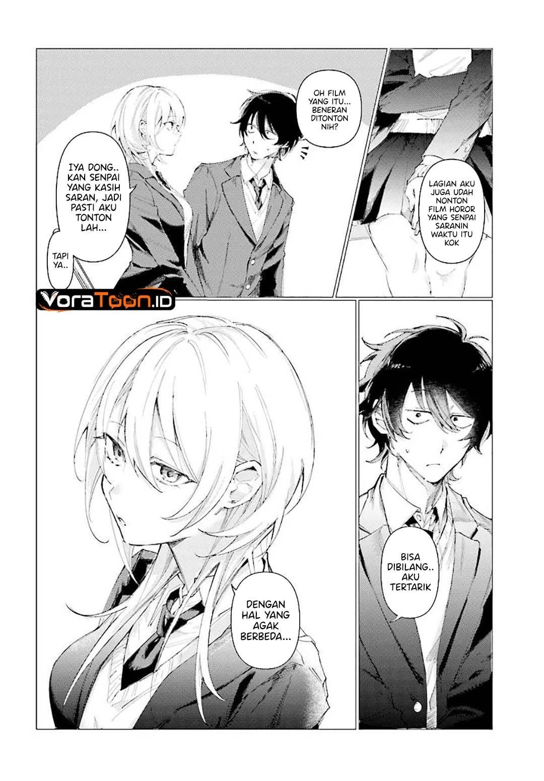 Kouhai no Shirayuki-san wa Omowaseburi ga Sugiteiru ~Houkago wa Horaa Eiga Doukoukai de~ Chapter 0 - Page 9