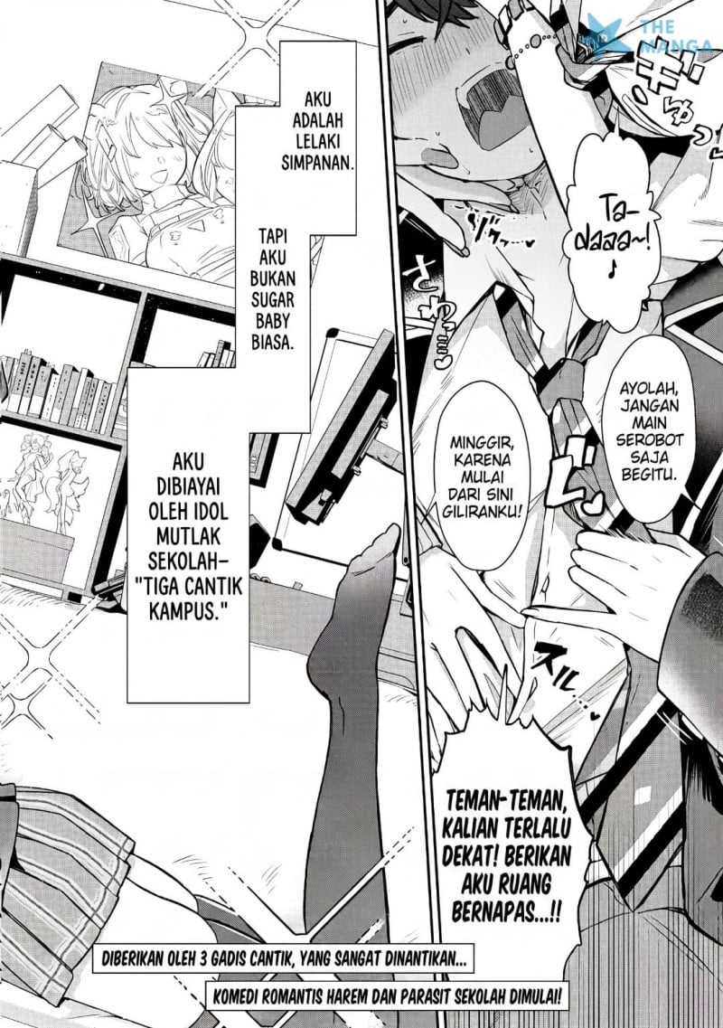 Baca Kounai Sandai Bijo No Himo Shite - Chapter 1 halaman 3
