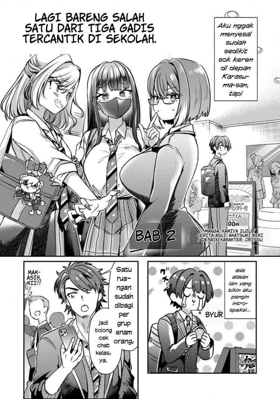 Baca Kounai Sandai Bijo No Himo Shite - Chapter 2.1 halaman 3