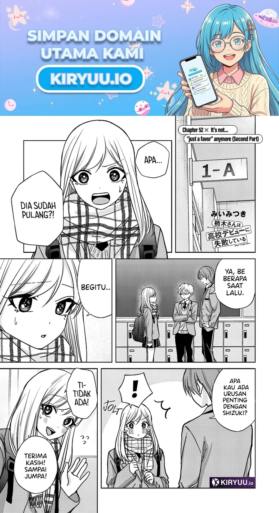 Kusunoki-san wa Koukou Debut ni Shippai shite Iru Chapter 52.2 - Page 2