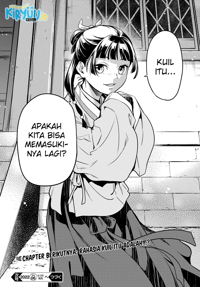 Baca Kusuriya no Hitorigoto - Chapter 53.1 halaman 31