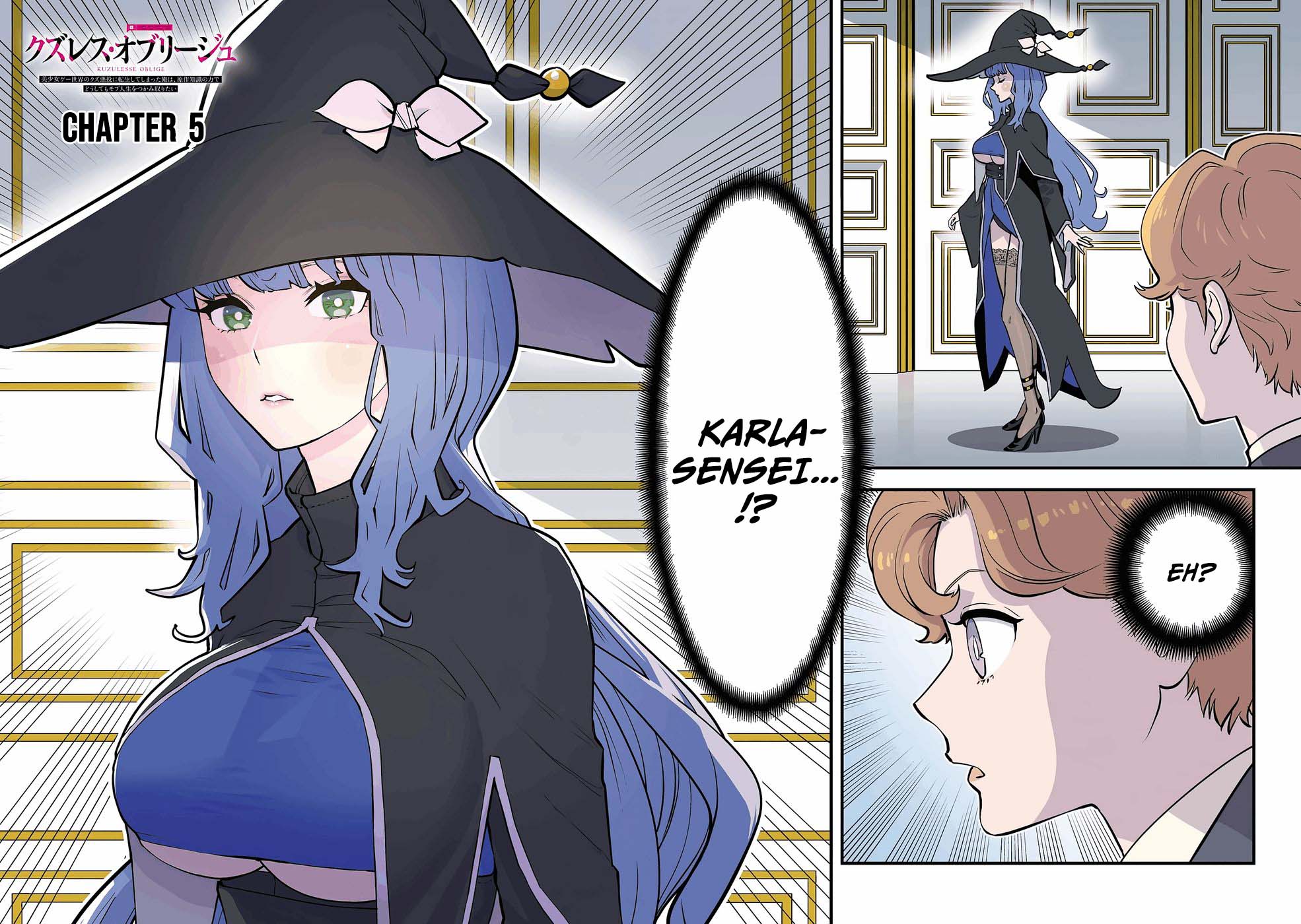 Baca Kuzulesse Oblige - 18-kin Game Sekai no Kuzu Akuyaku ni Tensei Shiteshimatta Ore wa, Gensaku Chishiki no Chikara de Doushite mo Mob Jinsei wo Tsukami Toritai - Chapter 5 halaman 4