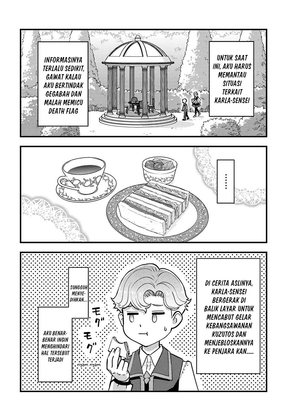 Baca Kuzulesse Oblige - 18-kin Game Sekai no Kuzu Akuyaku ni Tensei Shiteshimatta Ore wa, Gensaku Chishiki no Chikara de Doushite mo Mob Jinsei wo Tsukami Toritai - Chapter 6 halaman 12