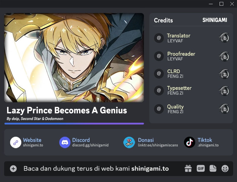 Lazy Prince Becomes a Genius (Reformation of the Deadbeat Noble) Chapter 163 - Page 1