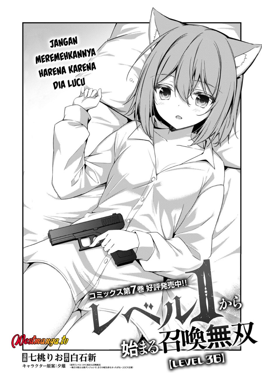 Baca Level 1 kara Hajimaru Shoukan Musou - Chapter 36 halaman 4