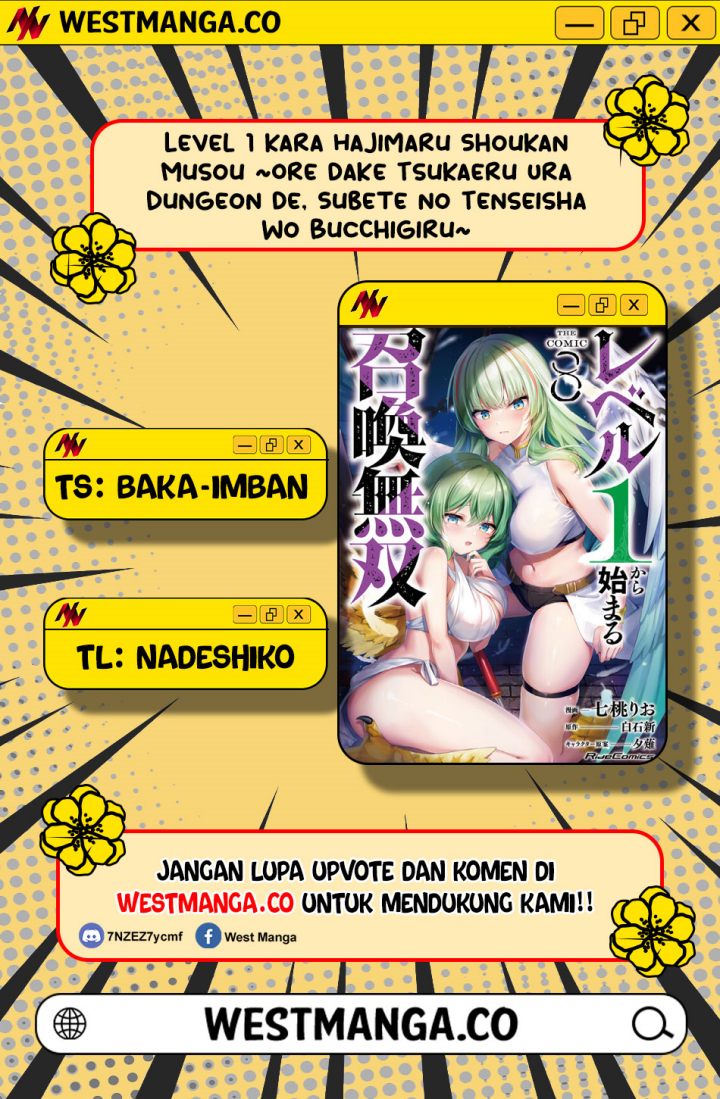 Baca Level 1 kara Hajimaru Shoukan Musou - Chapter 38 halaman 2