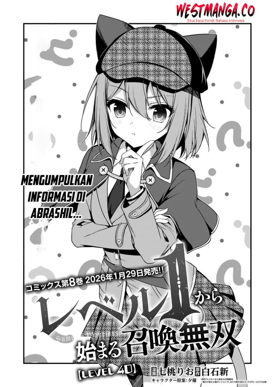 Baca Level 1 kara Hajimaru Shoukan Musou - Chapter 40 halaman 2