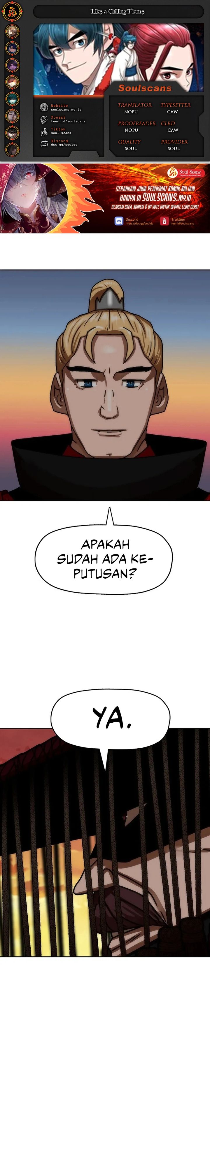Baca Like a Chilling Flame - Chapter 73 halaman 1