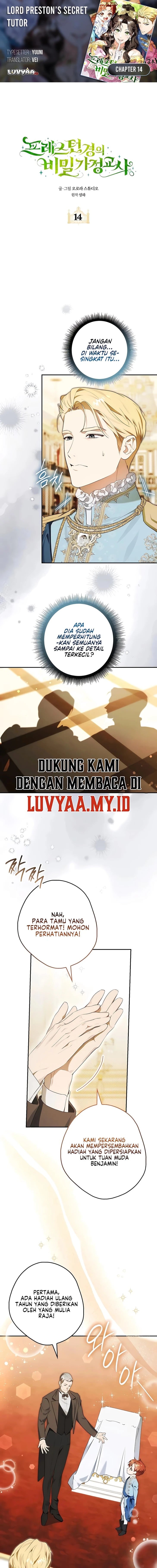Baca Lord Preston’s Secret Tutor - Chapter 14 halaman 1