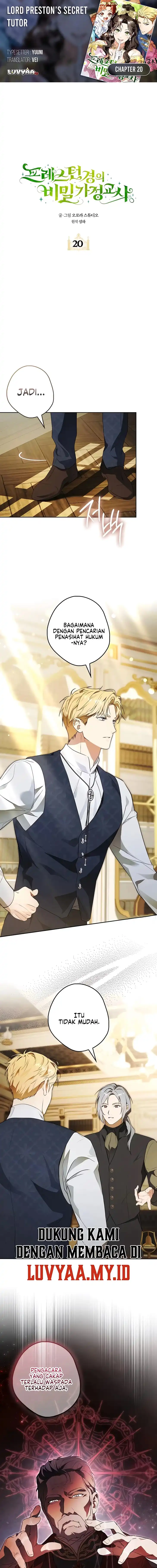 Baca Lord Preston’s Secret Tutor - Chapter 20 halaman 1