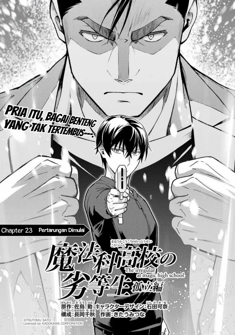 Baca Mahouka Koukou no Rettousei: Koritsu-hen - Chapter 23 halaman 1