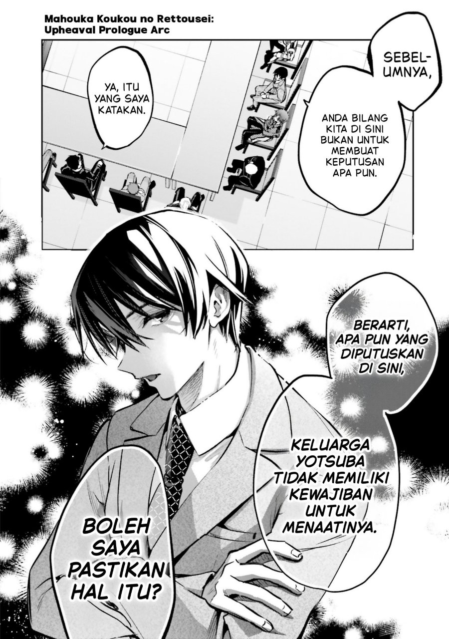 Baca Mahouka Koukou no Rettousei: Douran no Joshou-hen - Chapter 18 halaman 12