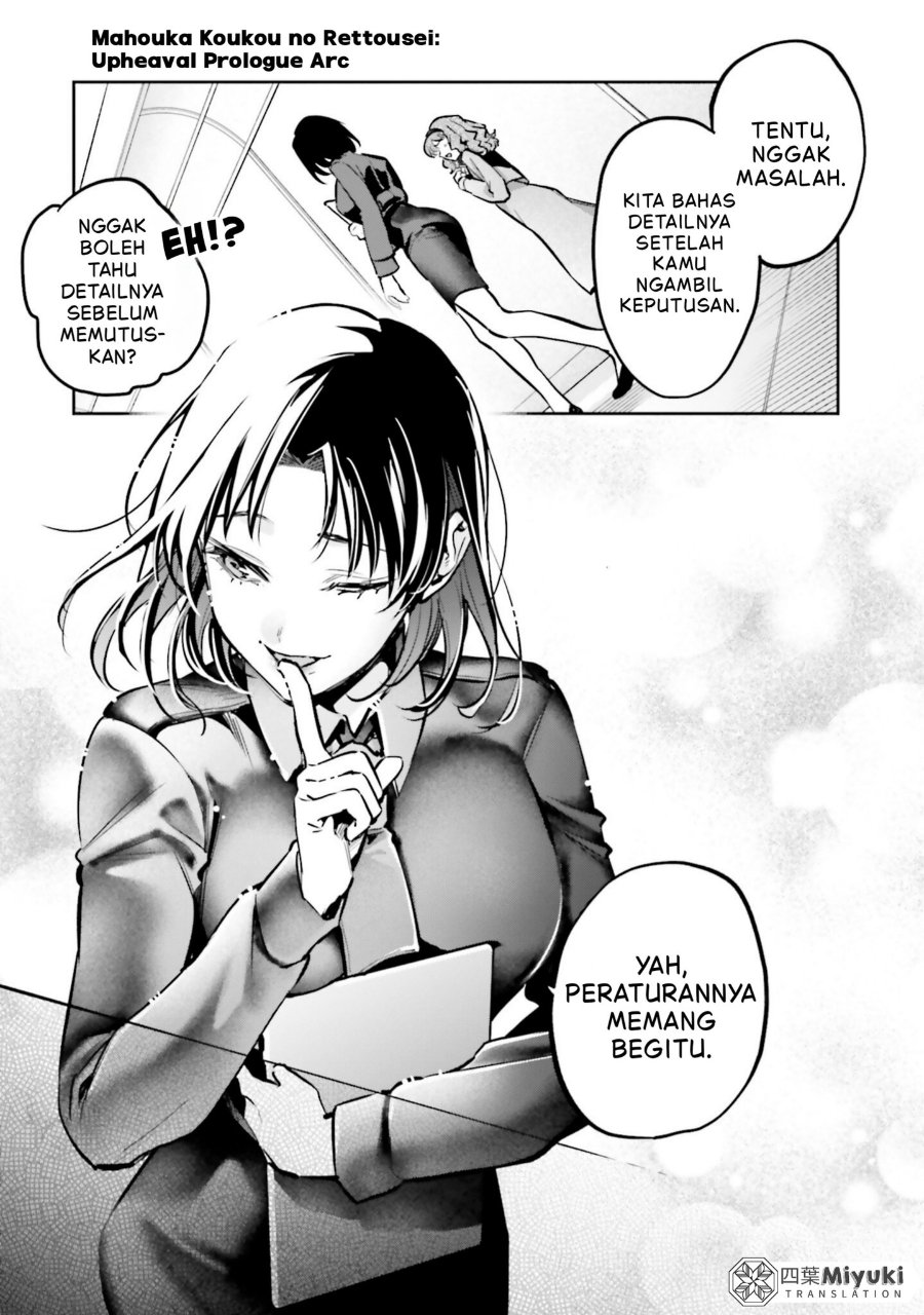 Baca Mahouka Koukou no Rettousei: Douran no Joshou-hen - Chapter 18 halaman 25