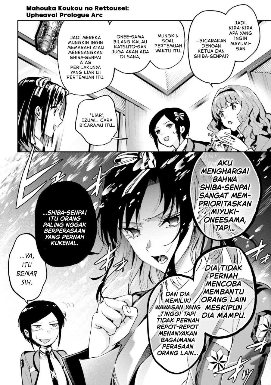 Baca Mahouka Koukou no Rettousei: Douran no Joshou-hen - Chapter 28 halaman 6