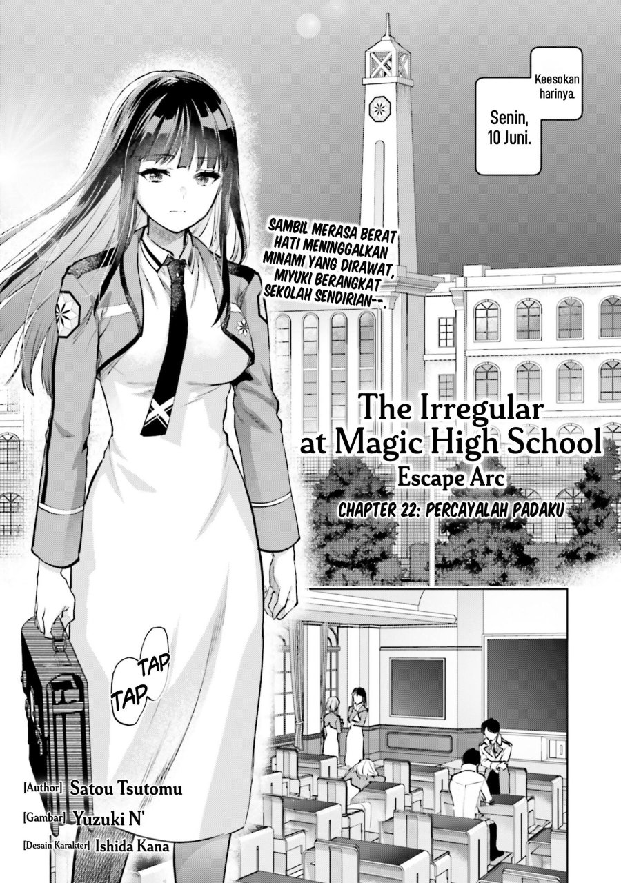Baca Mahouka Koukou no Rettousei: Escape-hen - Chapter 22 halaman 1