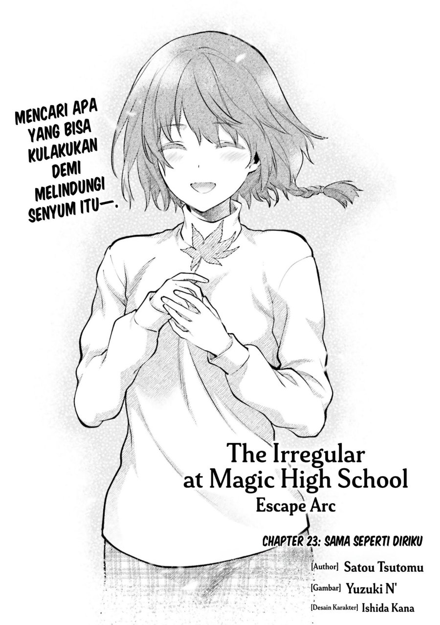 Baca Mahouka Koukou no Rettousei: Escape-hen - Chapter 23 halaman 1