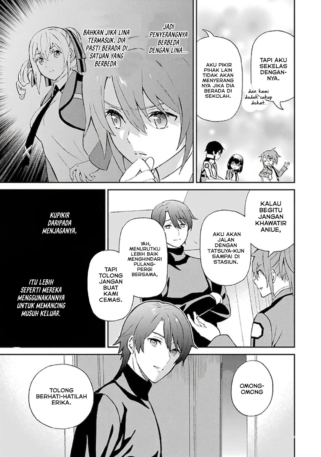 Baca Mahouka Koukou no Rettousei: Raihousha-hen - Chapter 21 halaman 14